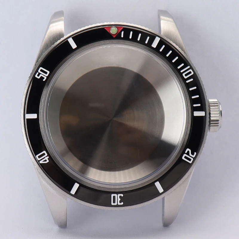 

38mm Silver Watch Case AR Dome Sapphire Crystal For NH35 NH36 NH34 NH38 4R36 Automatic Movements Watch Accessories 28.5mm Dial