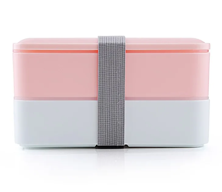 3 Colors 1000ml Double Layer Lunch Box Food Storage Container Microwave Oven Lunchbox BPA Free  Bento Boxes Dinnerware