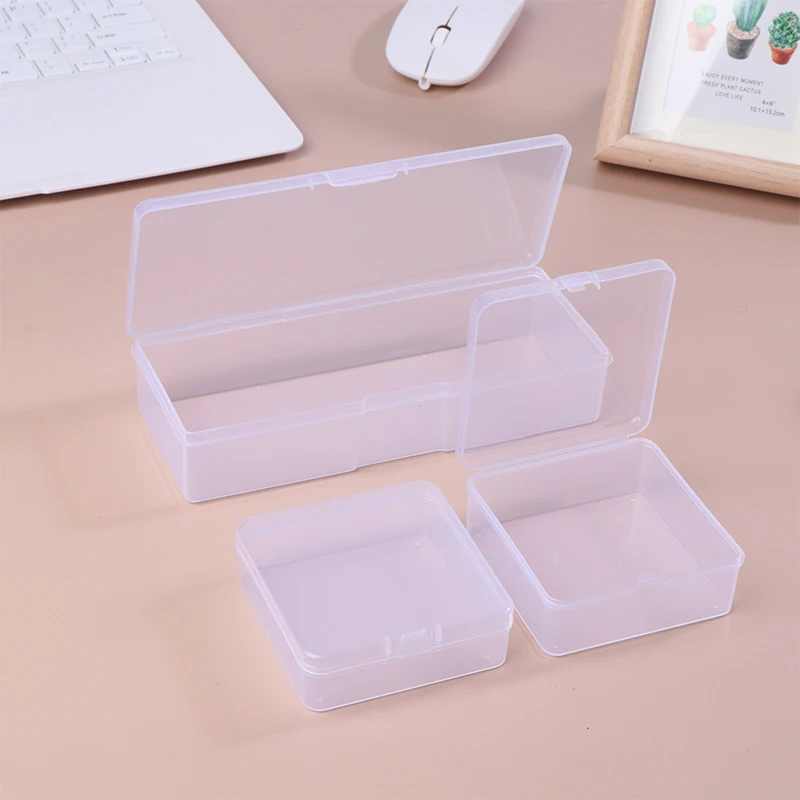 1PCS Dental Floss Holder Plastic Cotton Swabs Box Jewelry Case Portable Travel Medicine Box Makeup Tools