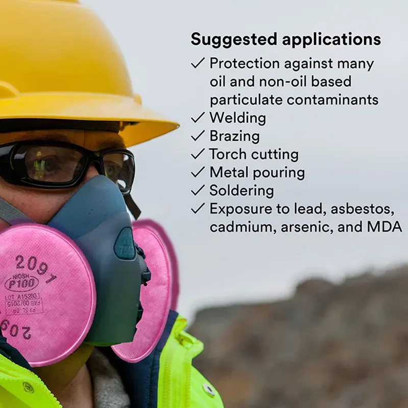 Silicone Respirator Gas Mask 7502 With 2097 Filter Goggles Set For Dust Spray Painting Formaldehyde Welding Grinding carpentry