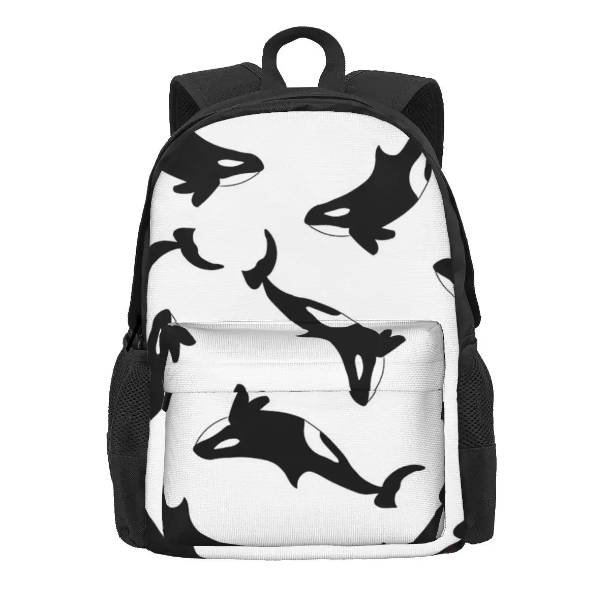 Orca Killer Whale Backpacks Boys Girls Bookbag Students School Bags Cartoon Kids Rucksack Travel Rucksack Shoulder Bag