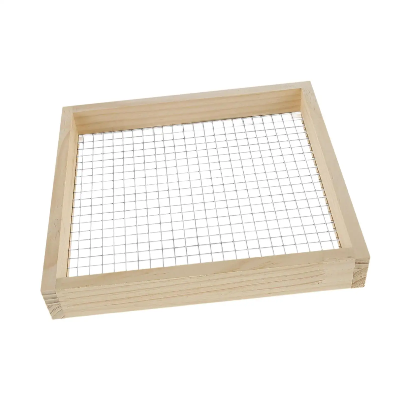 Handheld Garden Soil Sieve Multifunctional Wire Mesh Gardening Tool for Rock Stone Sifting Soil Dirt and Potting Soil Compost