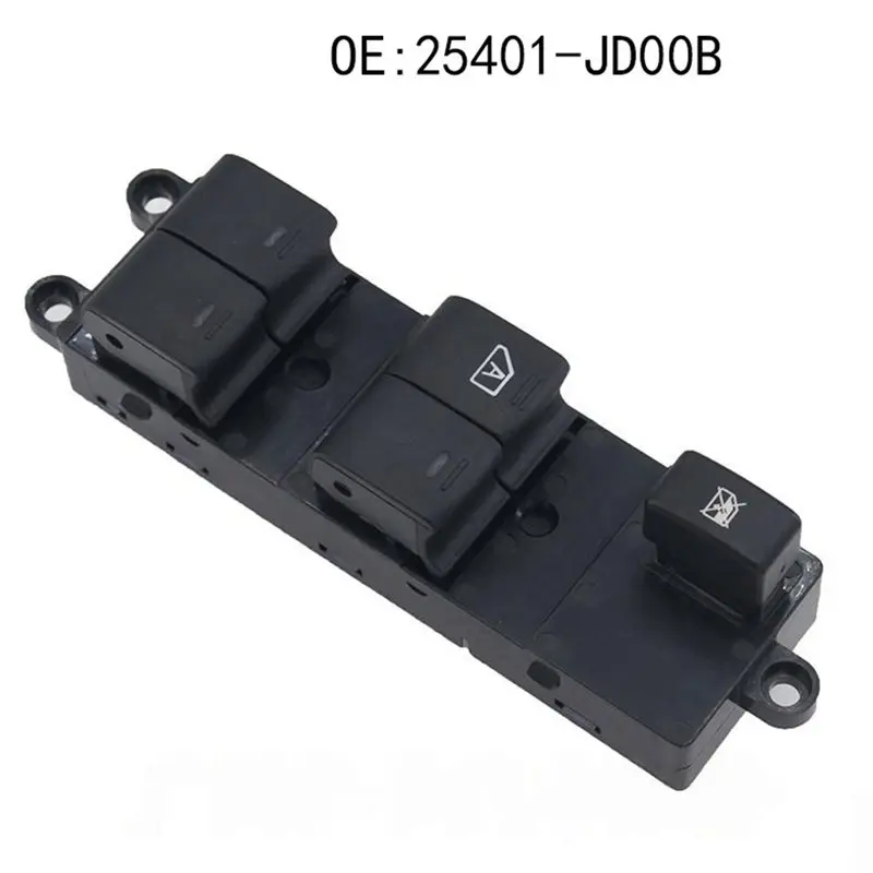 New Arrivals-Fit For Nissan Note E11 NE11 2006-2012 Front Left Power Window Switch 25401-4X00D 25401-4X01D 25401-JD00B EWS-NS-00
