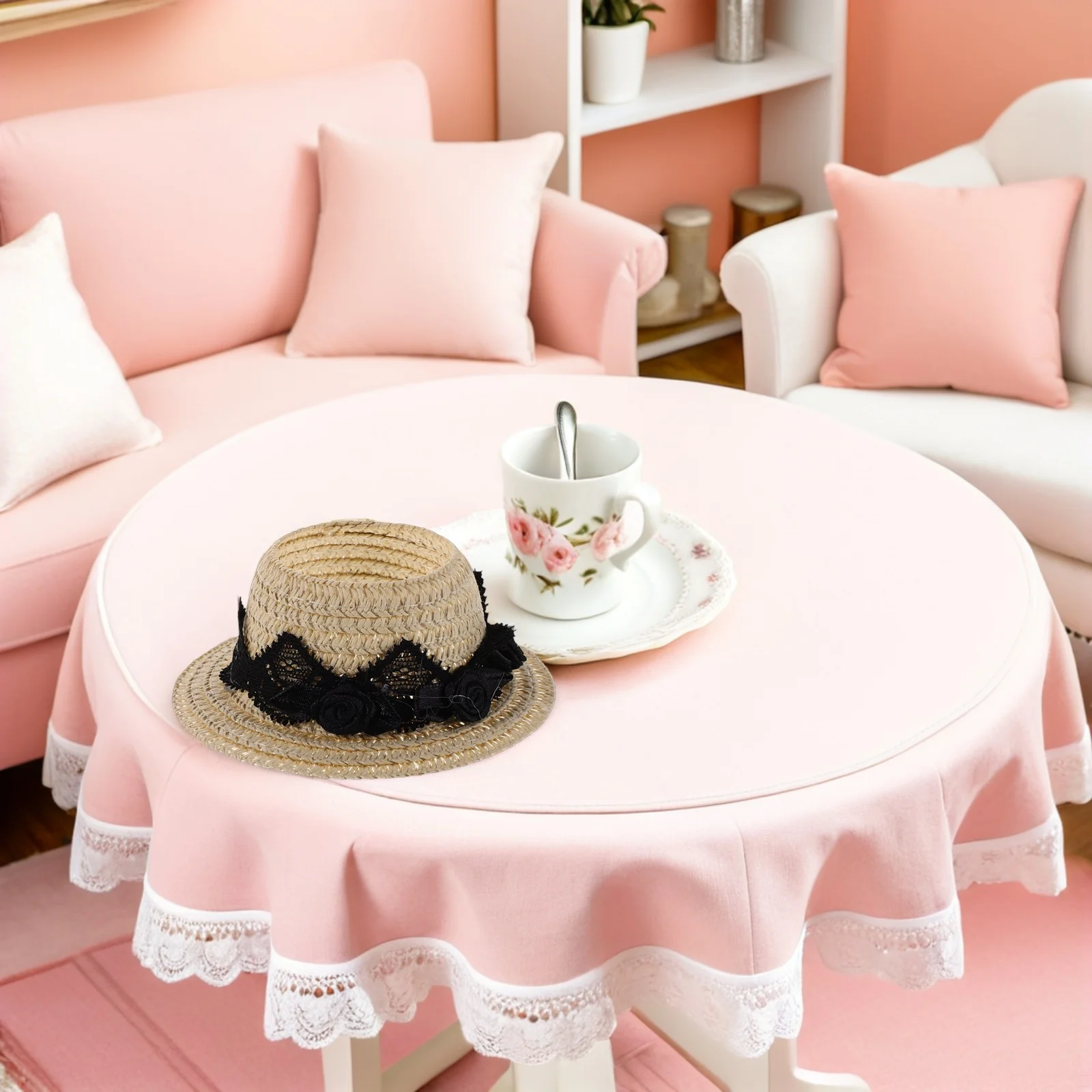 

4 Pcs Hat Accessories Hats Bowler for Crafts Hair Small Mini Top Decorative DIY Accessory Dollhouse Miniature