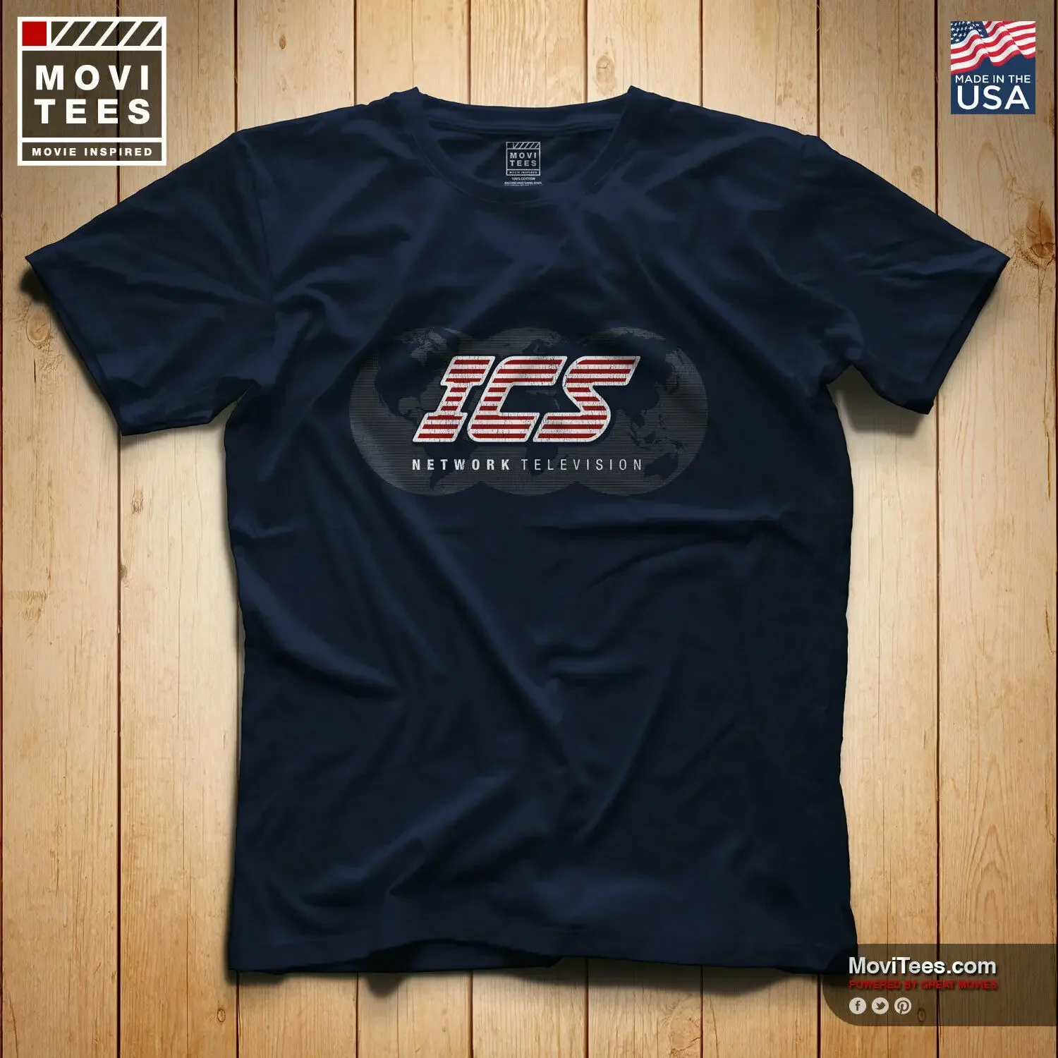 Ics Network T-Shirt Inspired By 1987 Cult Movie The Running Man - Schwarzenegger 2019 Unisex Tee