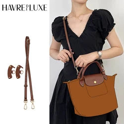 HAVREDELUXE Bag Strap For Longchamp Short Handle Small Size Bag Strap For Crossbody Transformation Messenger Strap