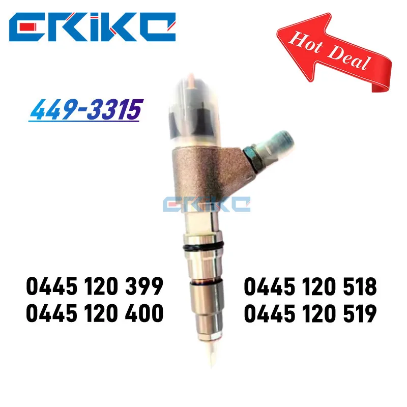 

449-3315 0445120399 0445120400 0445120518 0445120519 Diesel Fuel Injector 0445 120 399 0445 120 518 for C-a-T C4.4