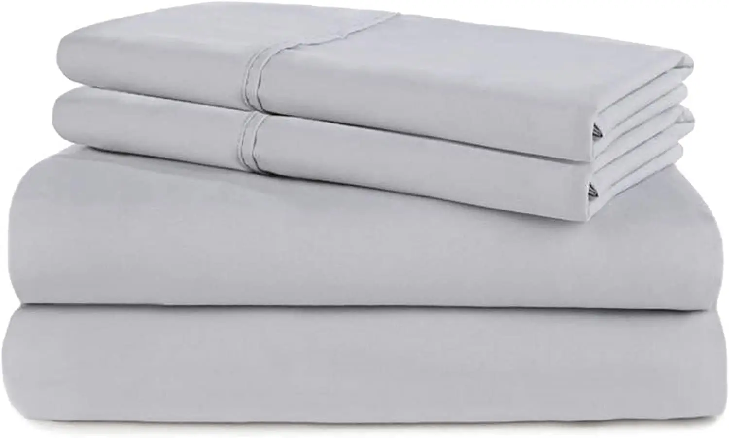 

Rv Sheets, Bunk (42X80) H, Upto 10-12 H Deep Pocket, 100% Egyptian Cotton Rv Sheet Sets 4 Piece, Light Grey Solid