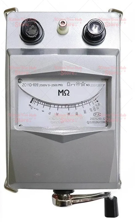 Megaohm Meter Insulation Resistance Tester Aluminum Shell Rocking Meter