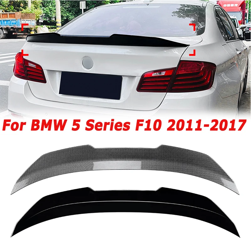 

Car Rear Trunk Roof Spoiler for BMW 5 Series F10 525i 530i 2011-2017 PSM Style Tail Wing Car Accessories Auto Aftermarket