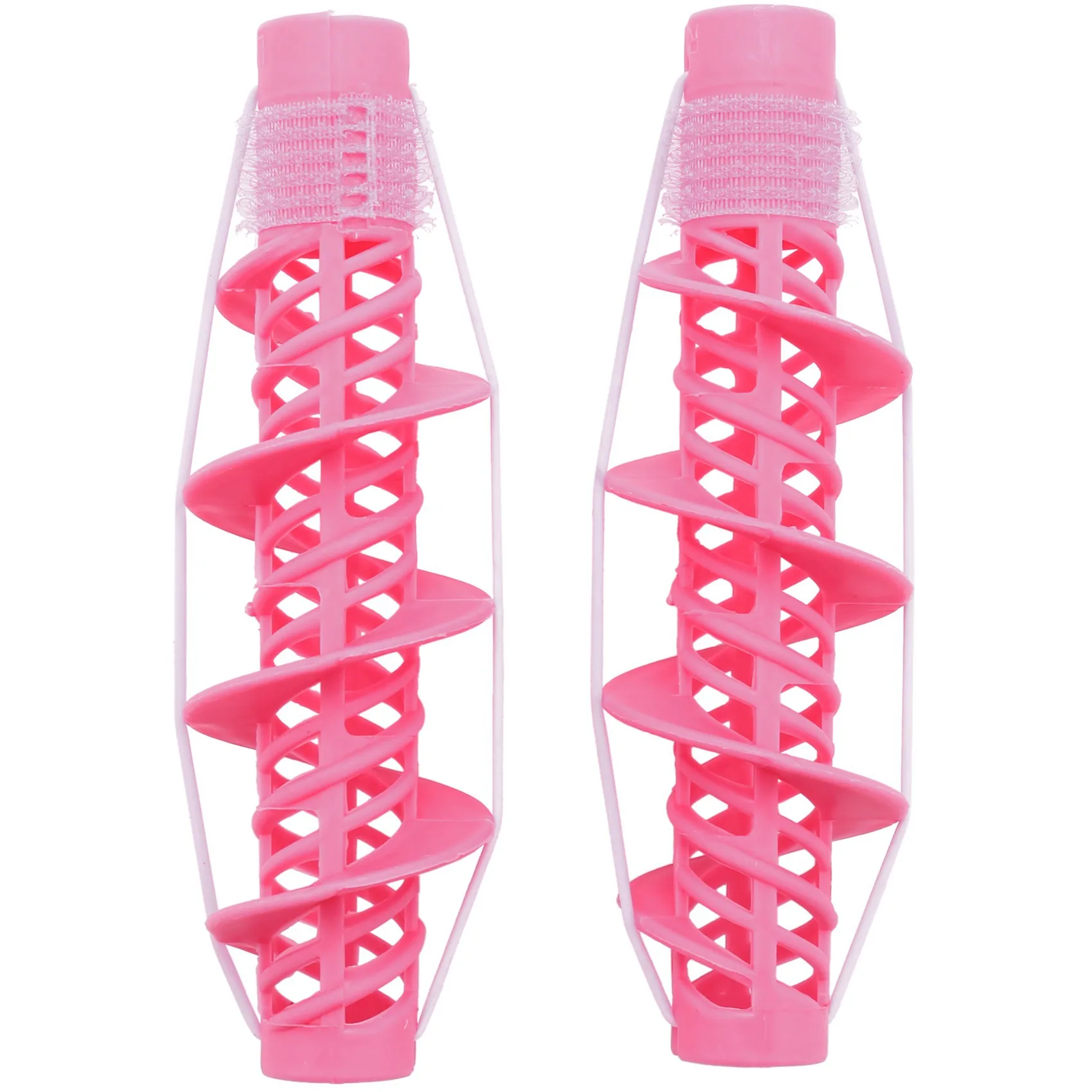 A77I 2Pcs Hair Styling Tools Hair Care Natural Big Wave Curls Rollers Curlers Curling Styling Tool