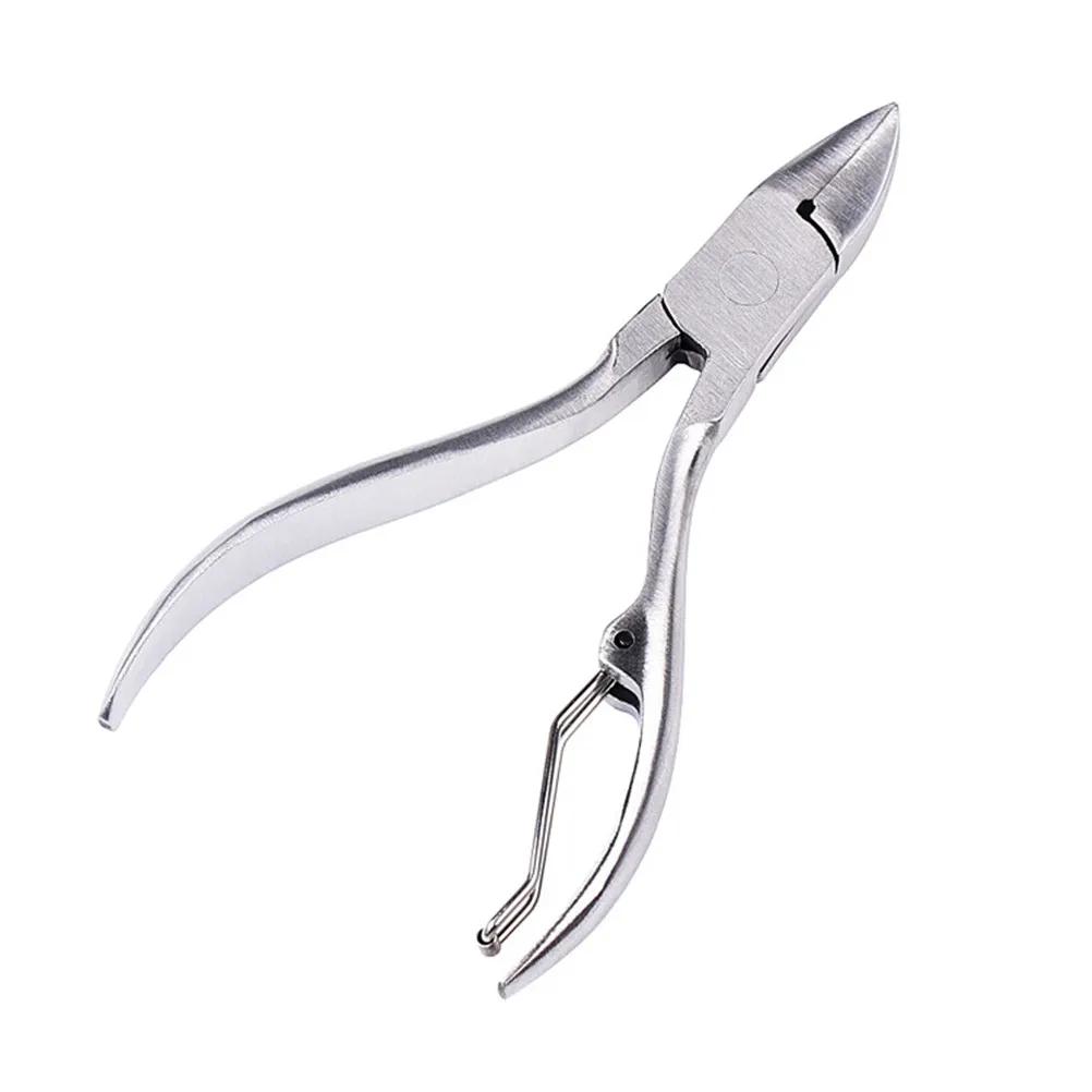 Eagle Mouth Cuticle Nipper Premium Stainless Steel Spring Action Handle Non Slip Comfort Grip for Finger Toenails Tight Corners