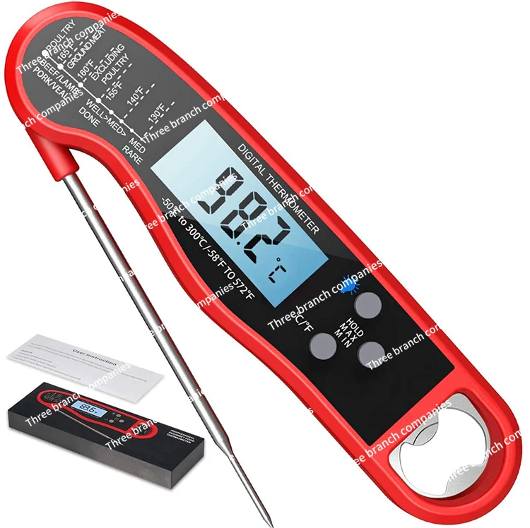 Kitchen 3s Instant Read Cooking Digital Meat Food BBQ Instant Read Meat Thermometer