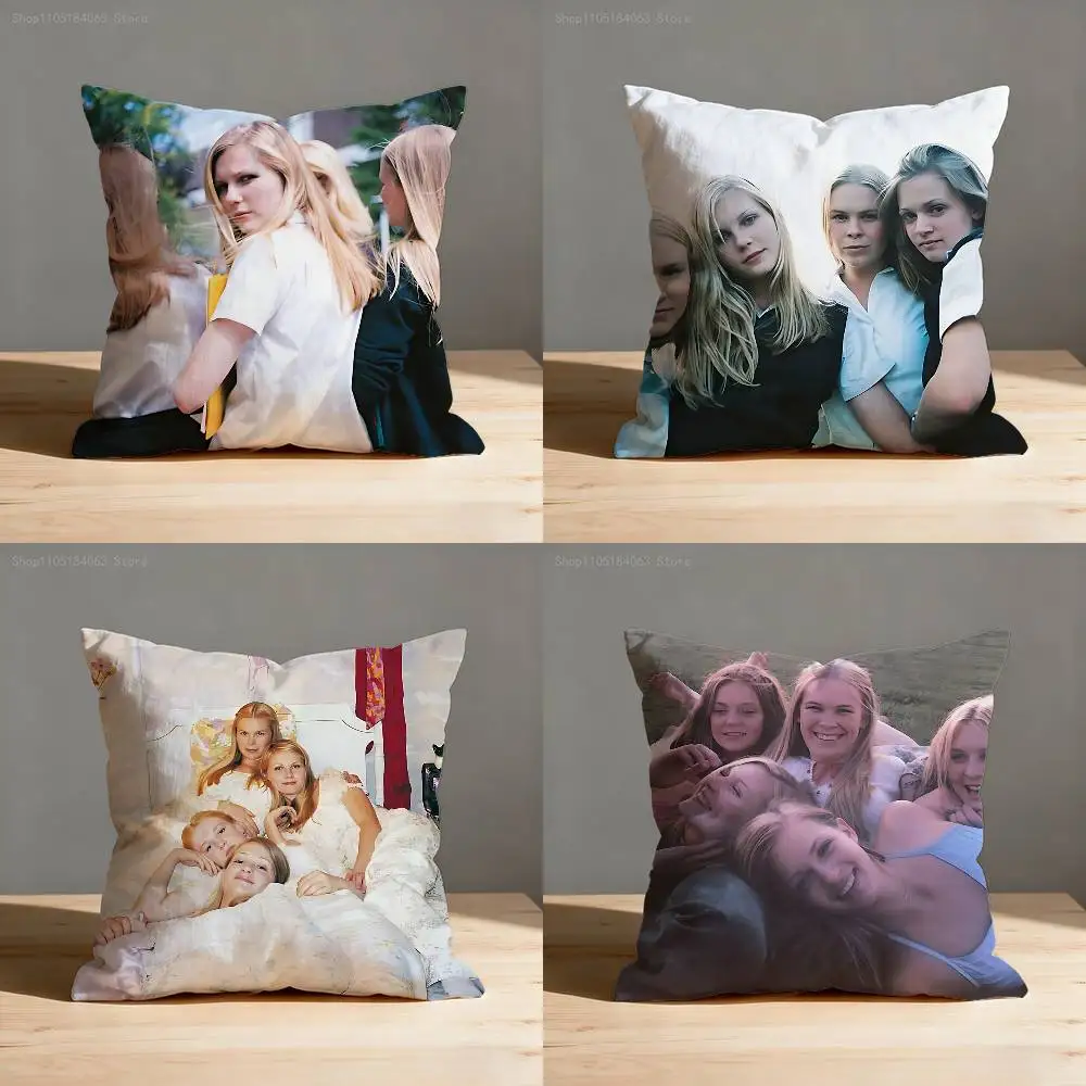

The V-Virgin S-Suicides Pillow Case For Sofa Decor Car Office Room Printing Cushion Cover Decorations and Protector