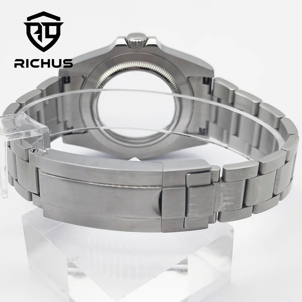 ريتشوس NH35 الفضة حالة 36/39 مللي متر ساعة تناسب NH34 NH35 NH36 ETA2824 PT5000 ساعة يد تعمل بالحركة اكسسوارات #3