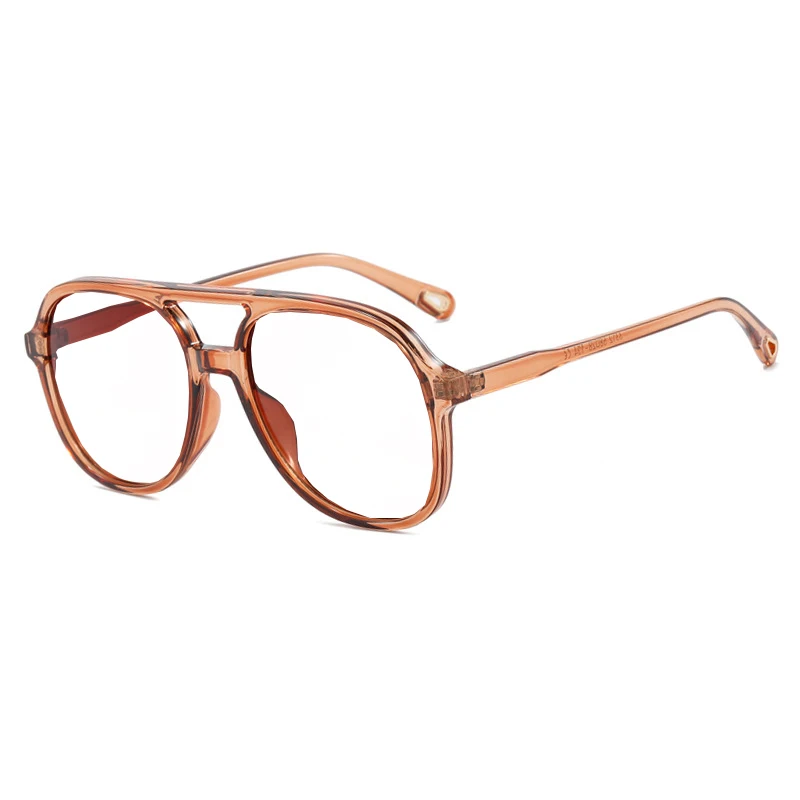 Pilot Double Bridge Unisex Anti-Blue Light Myopia Glasses 8