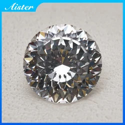New White Round 100 Faceted Cut Cubic Zirconia Lab Zircon CZ 4K Cutting 5A+ Quality for Jewelry Making