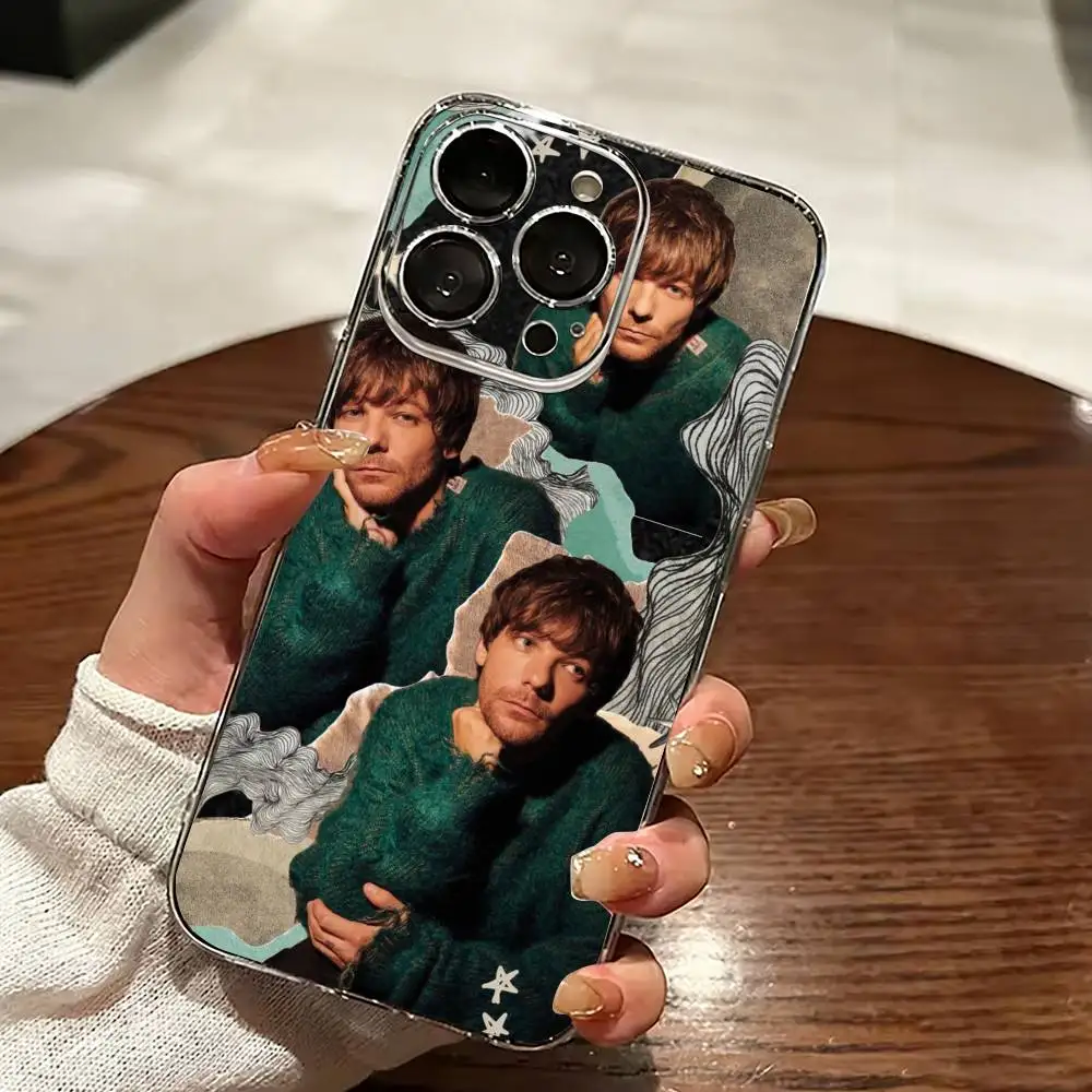 L-Louis Singer t-Tomlinsons Phone Case For iPhone 17 16 15 14 13 12 11 Mini Pro Max Plus Transparent Cover