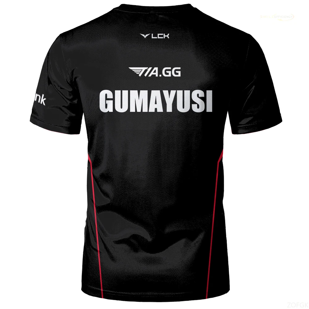 2024 جديد T1 الرياضة الإلكترونية دعم فريق موحد جامعة الأساطير الرياضات الإلكترونية جيرسي تي شيرت الرياضة لعبة فريق الرجال مسابقة الملابس القمم #5