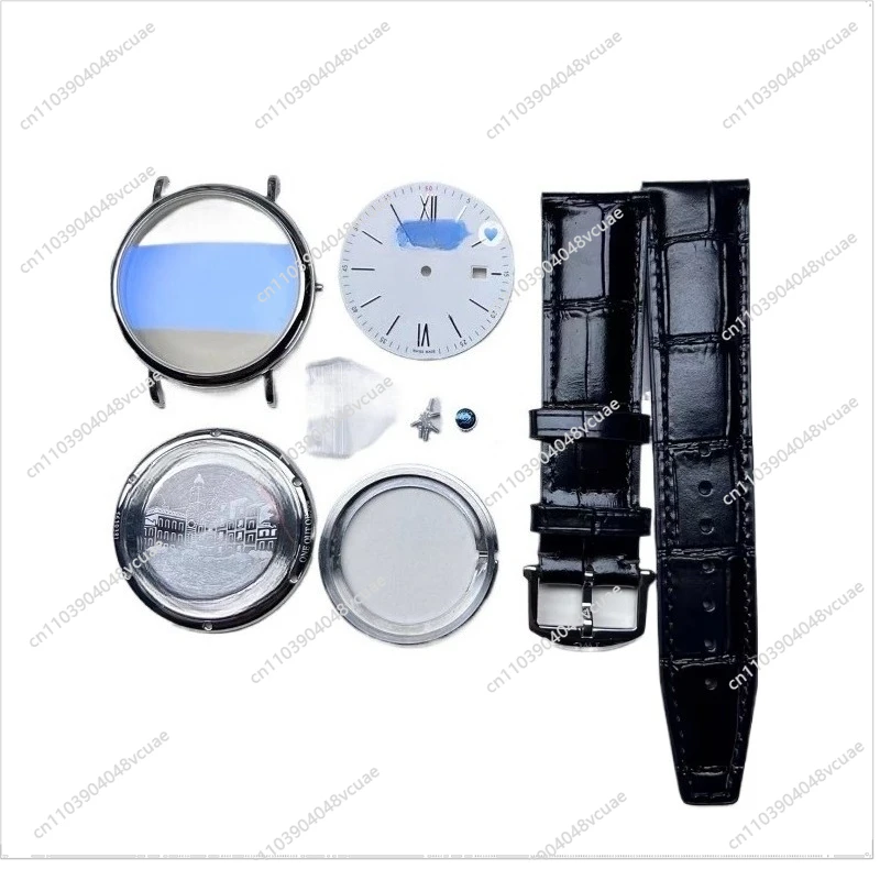 For Watch Accessories, Substitute Adaptation 2824 2892 2130 Full Set of Case, Back Cover Engraving Pattern，9015 Is Not Suitable