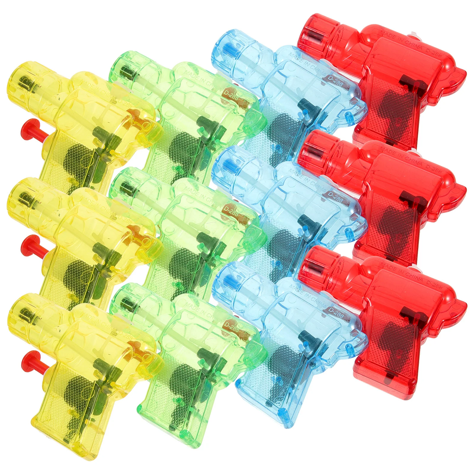 

12pcs Small Water Soaker Toys Funny Play Water Toy Creative Summer Beach Playthings Bath Toys for Kids Children (Random Color)