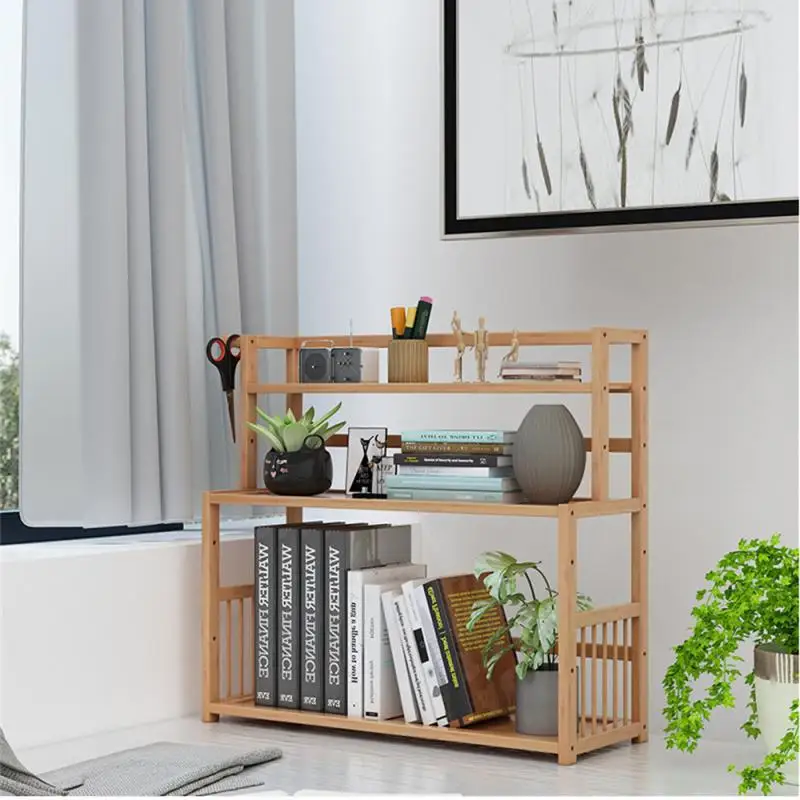 Storage Holders Rack Desk Student Bookshelf Simple Desktop Children Shelving Home Office Simple Small Bookcase Dormitory Storage