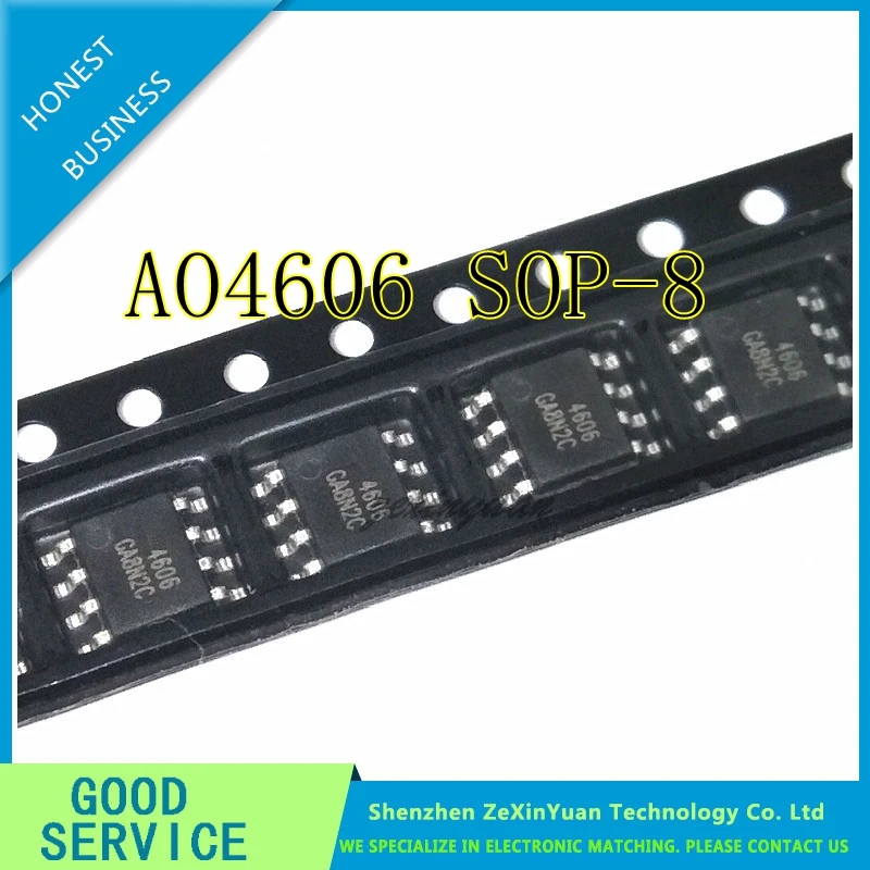 10PCS AO4606 SOP8 AO4606C SOP 4606A AO4486 AO4498 AO4612 AO4614 AO4620 AO4712 AO4801 AO4805 AO4818 AO4828 AO4932 SOP-8 MOS FET