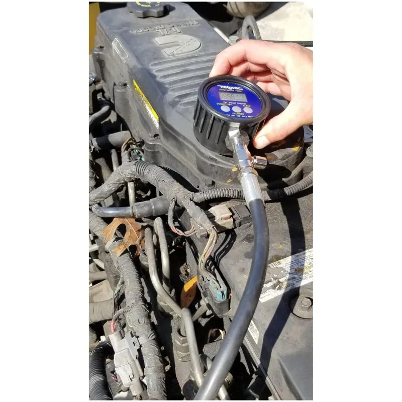 مجموعة اختبار ضغط الديزل الرقمية MV5535 تذكر قيمة ضغط الذروة لكل اسطوانة تصل إلى 12 اسطوانة، Po