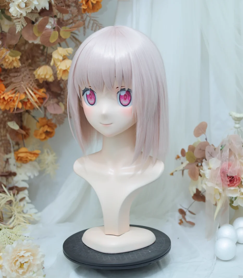 

(NFD-20-22) Настроить полную голову с замком, кукла-кроссдресс для женщин/девочек, японский аниме, персонаж мультфильма, Kig, косплей, маска кигуруми