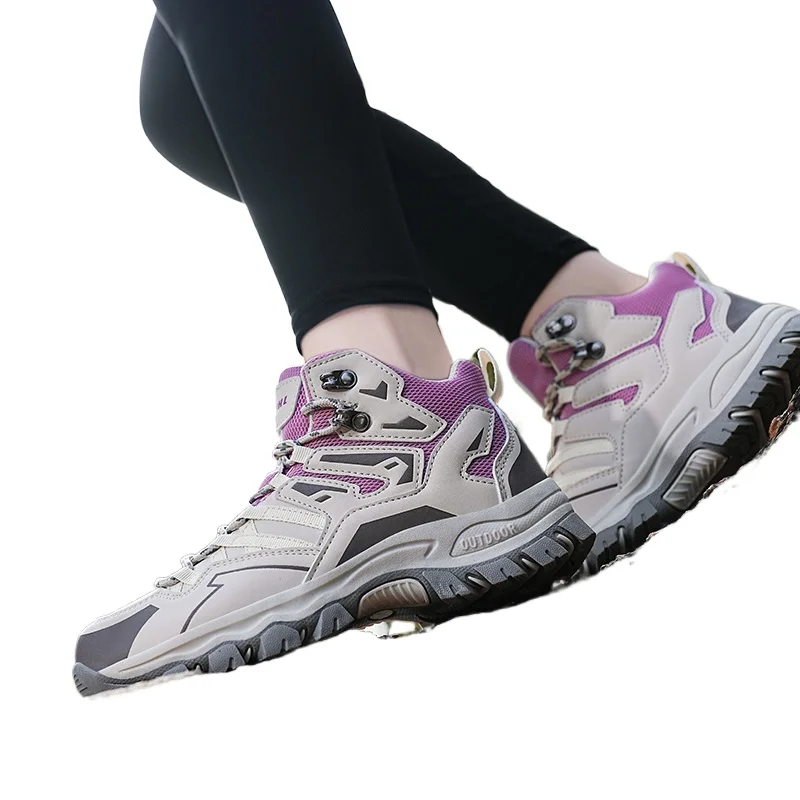 

Женская дышащая обувь для альпинизма, уличные ботинки, женская и мужская походная обувь, высокие ботинки унисекс, водонепроницаемые новые альпинистские ботинки