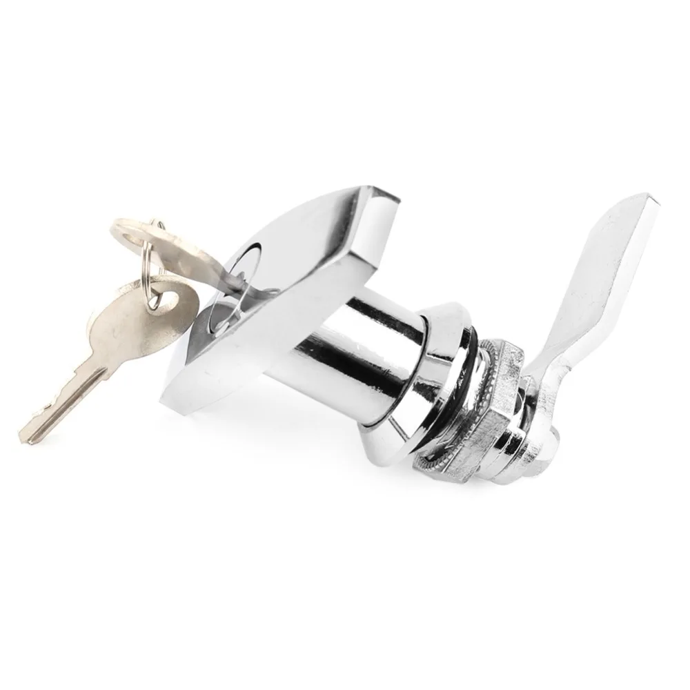 Security Lock T-Handle Design T Handle Lock Zinc Alloy Door Lock Latch Garage Door Lock Tool Box Lock Toolbox