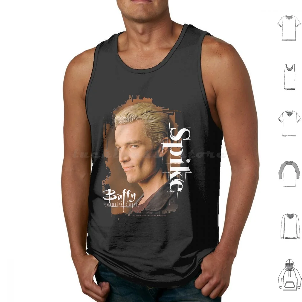 Buffy The Vampire Spike P Tank Tops Vest Sleeveless Buffy The Vampire The Bronze Bronze Buffy Vampire Vampire