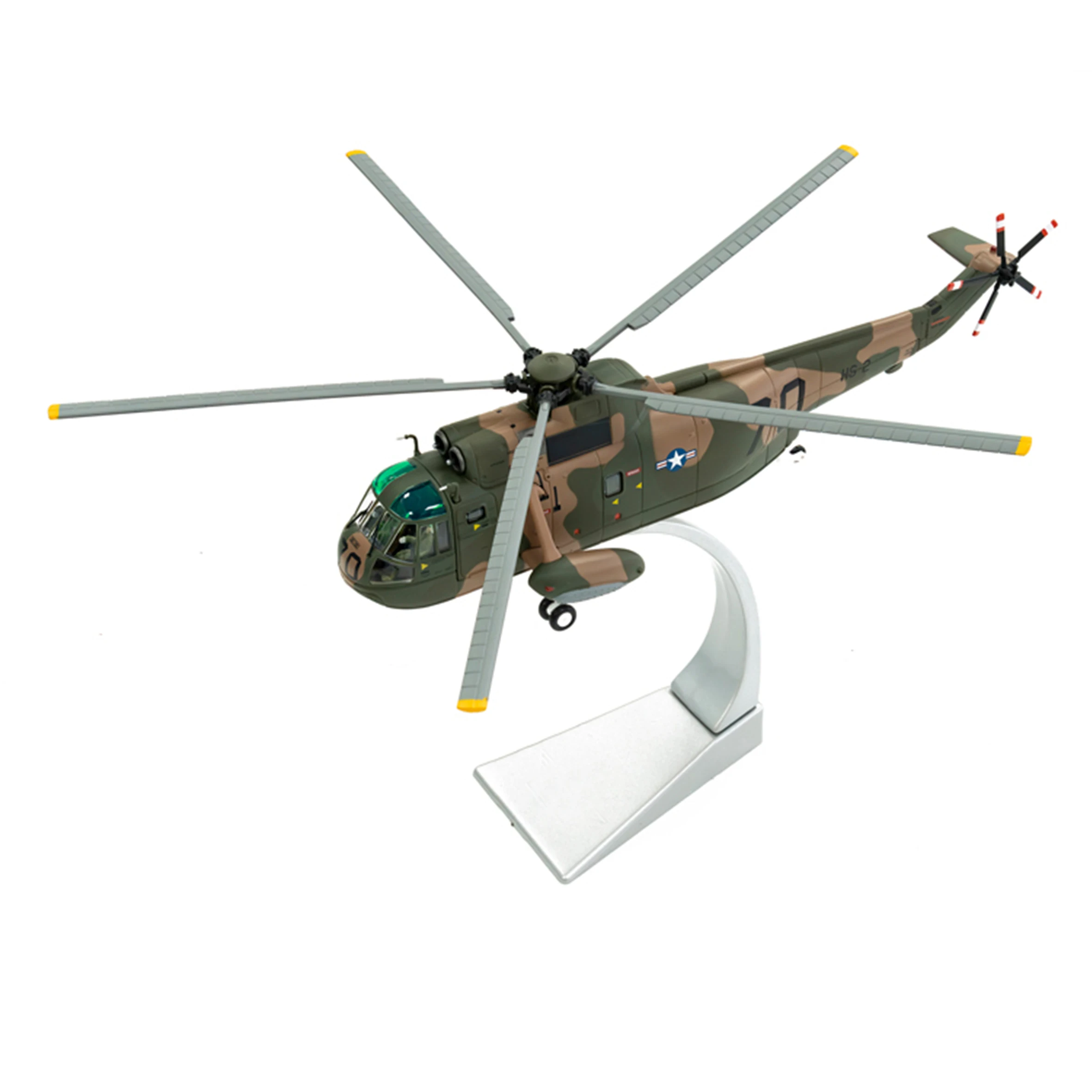 

AA33423 1/72 SH-3A Sea King helicopter model 148985 NV-70 HS-2 USS CVSG-57 1967 Alloy Collection Model