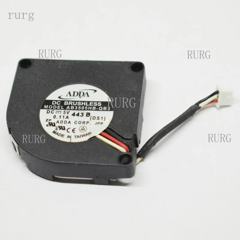 R+ 1-piece ADDA AB3505HB-QB3 35x35x7mm 3507 5V 0.11A 3-pin DC brushless fan
