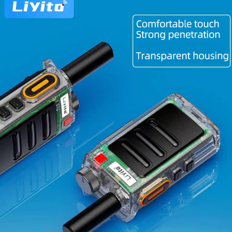 

Маленькая портативная аналоговая рация УВЧ 5 Вт, двусторонняя радиостанция для кемпинга, дальнего действия, детская LIYITO