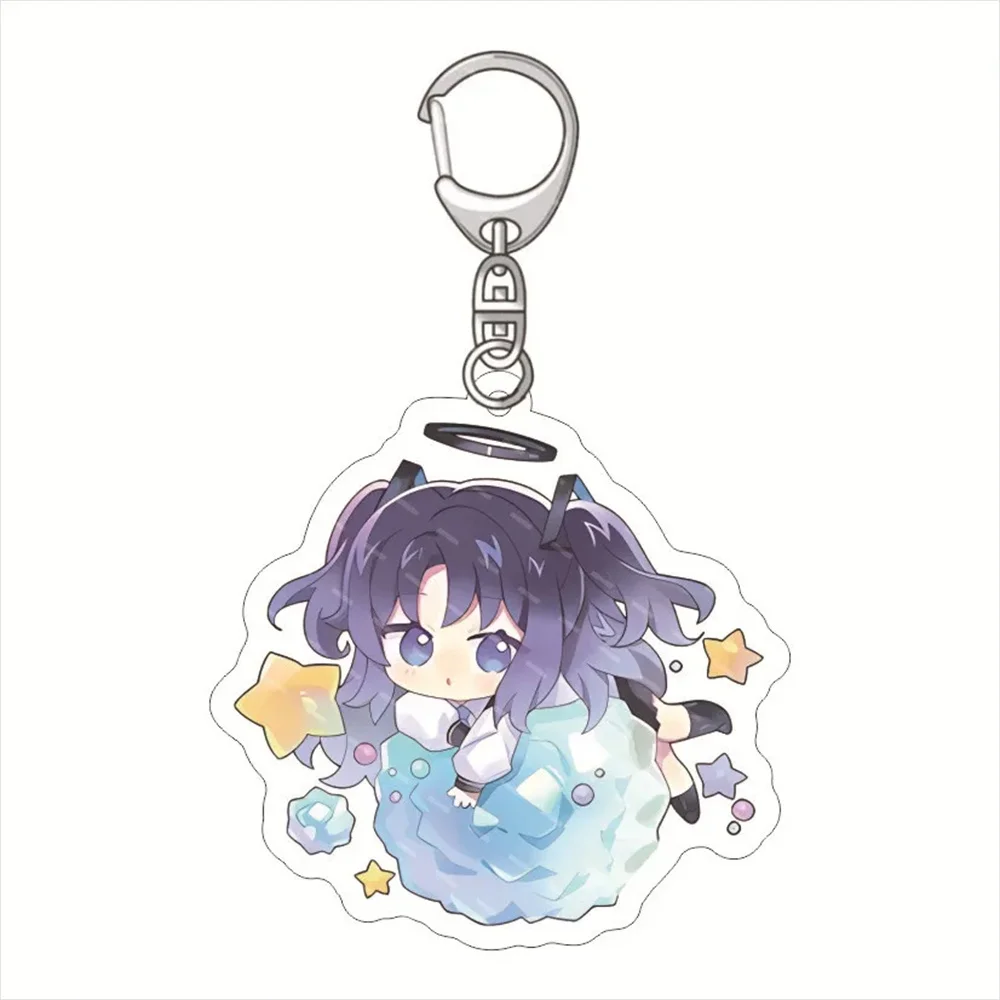 6CM Charm Anime Blue Archive Acrylic Keychain Model Cosplay Characters Ornament Accesorios Goods Collection Gifts