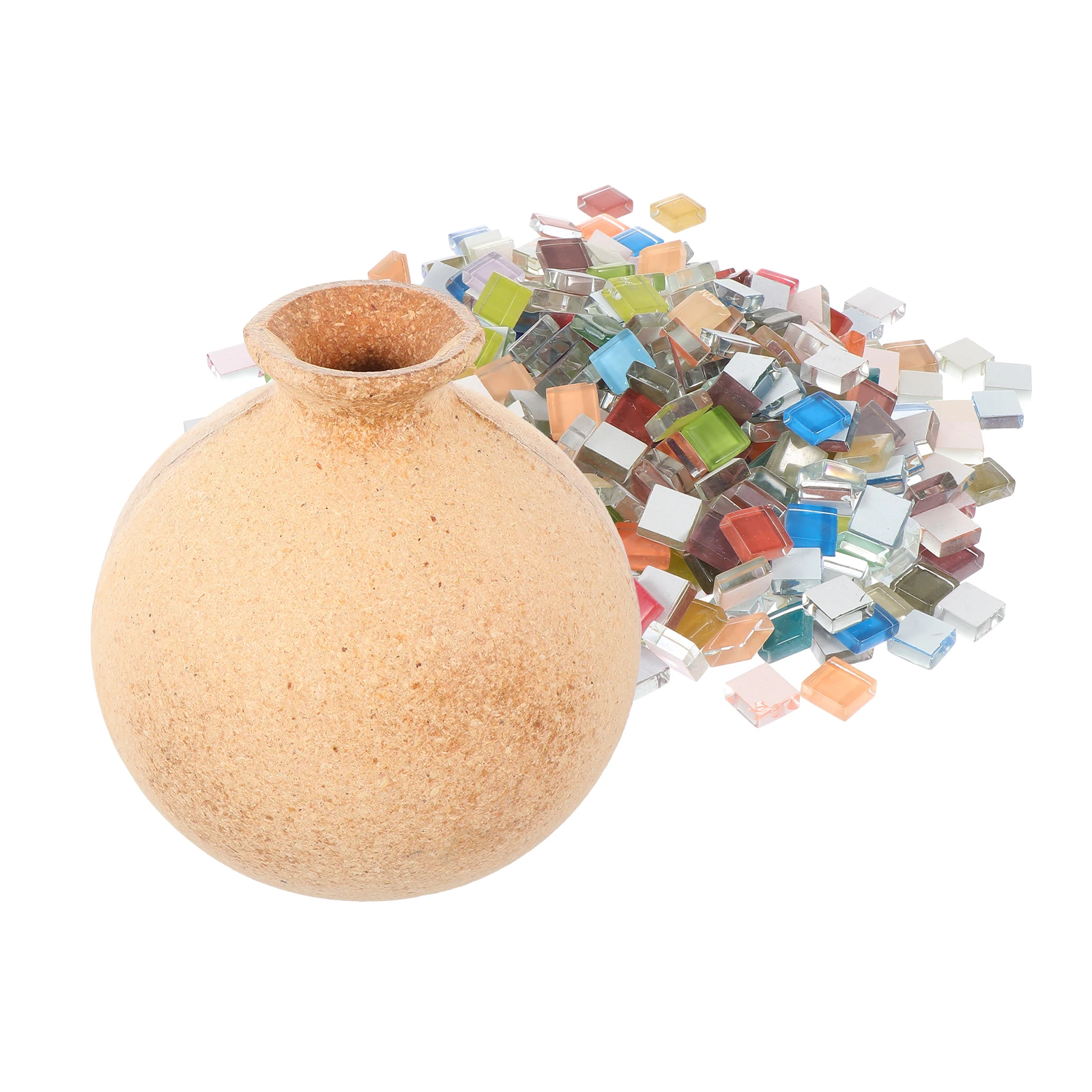 

1Set DIY Flower Vase Creative Wooden Material Kit for Kids Handmade Smooth Safe Surface Enhance Creativity Parent Child