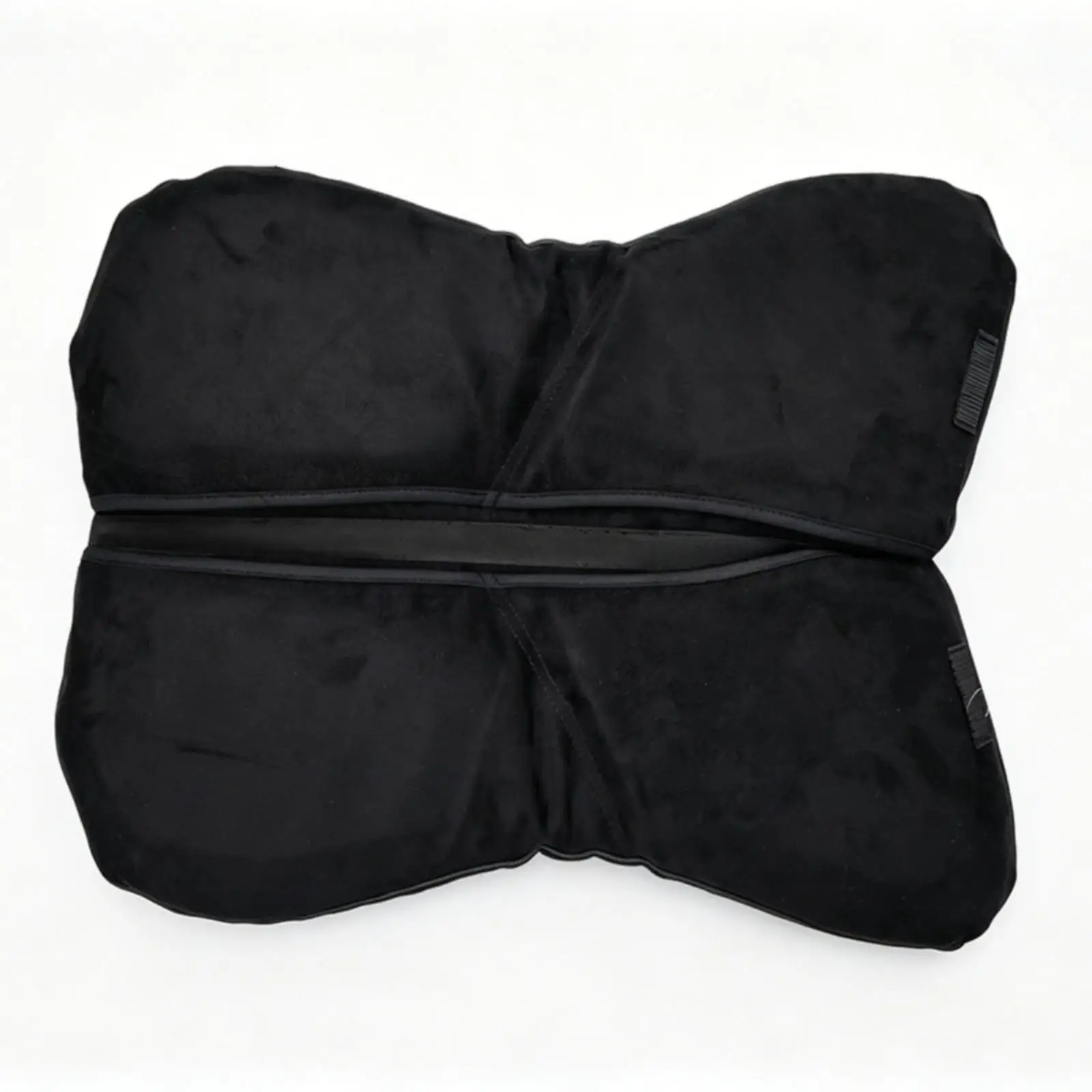 Equestrian Saddle Pad Contoured Saddle Pad with Attachment Tabs Cushioned for Equestrians, Riders, Horse Riding, Jumping,