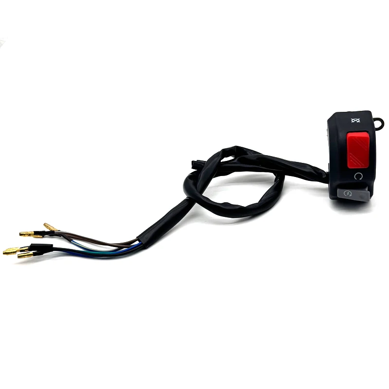 22mm Motorcycle Switch Handlebar Headlight Lamp Start Kill Switch ON OFF Button 12V For ATV Scooters Snowmobile Universal