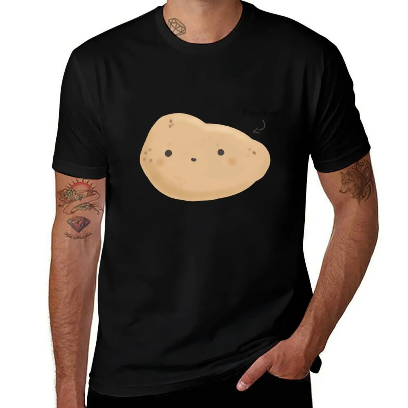 

Excellent boiled potato T-Shirt boys animal print shirts graphic mens funny t shirts