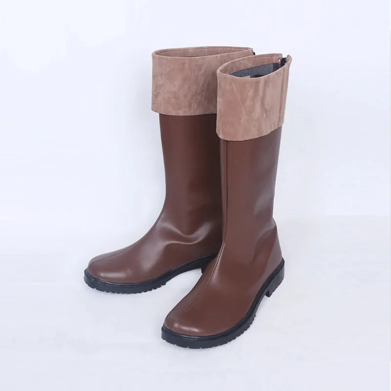 كونوسوبا نعمة الله على هذا العالم الرائع كازوما ساتو تأثيري أحذية الأحذية البني لعبة أنيمي هالوين زي الإكسسوار