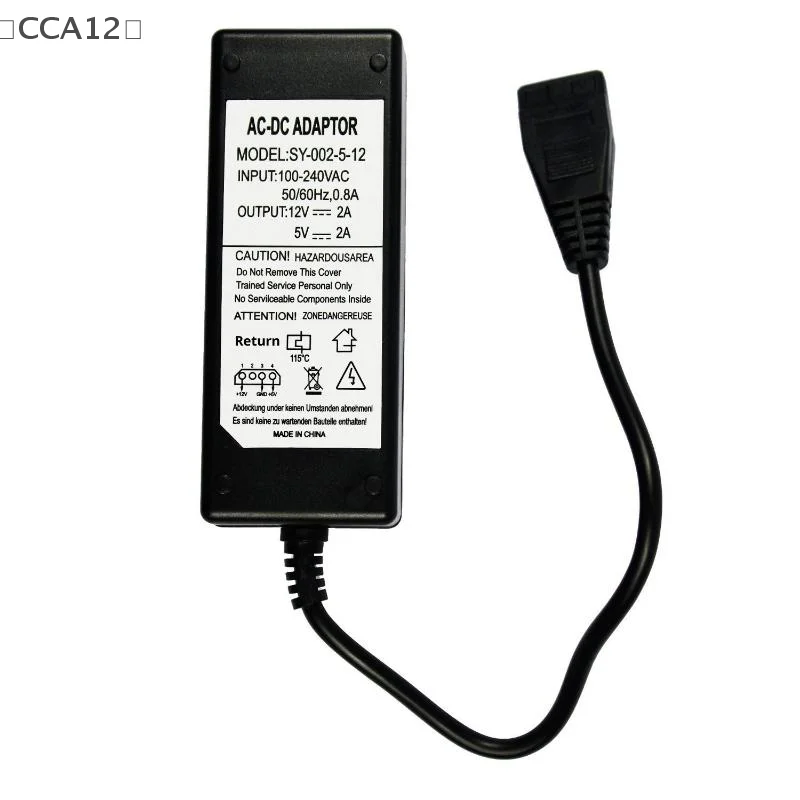 

〔CCA12〕1Pcs DIY Accessories 12V/5V 2A USB To IDE/SATA Power Supply Adapter Hard Drive/HDD/CD-ROM AC DC