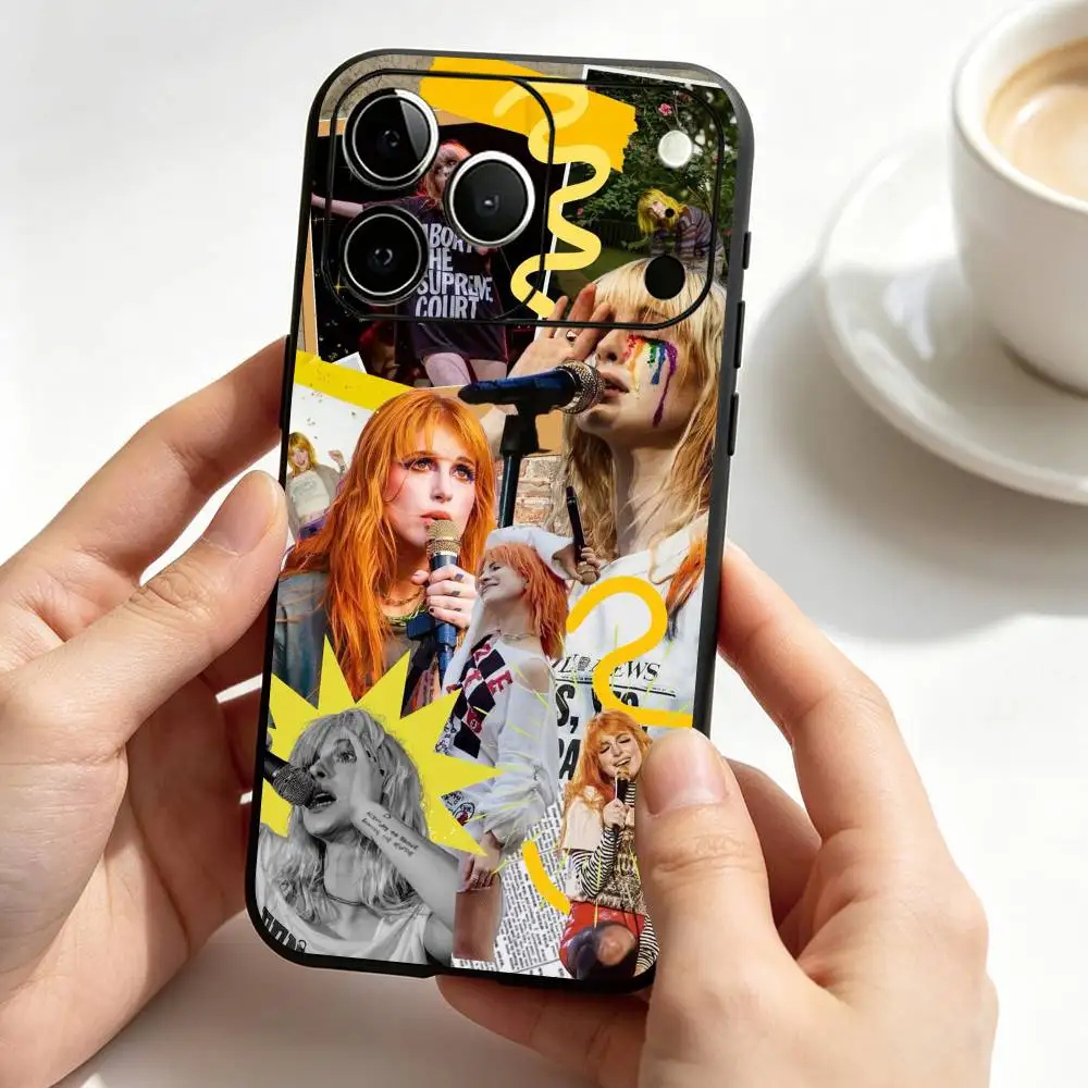 B-Band singer Hayley Williams Phone Case Silicone Soft For IPhone 18 17 16 15 14 13 12 11 X XR Plus Pro Max Plus Gift