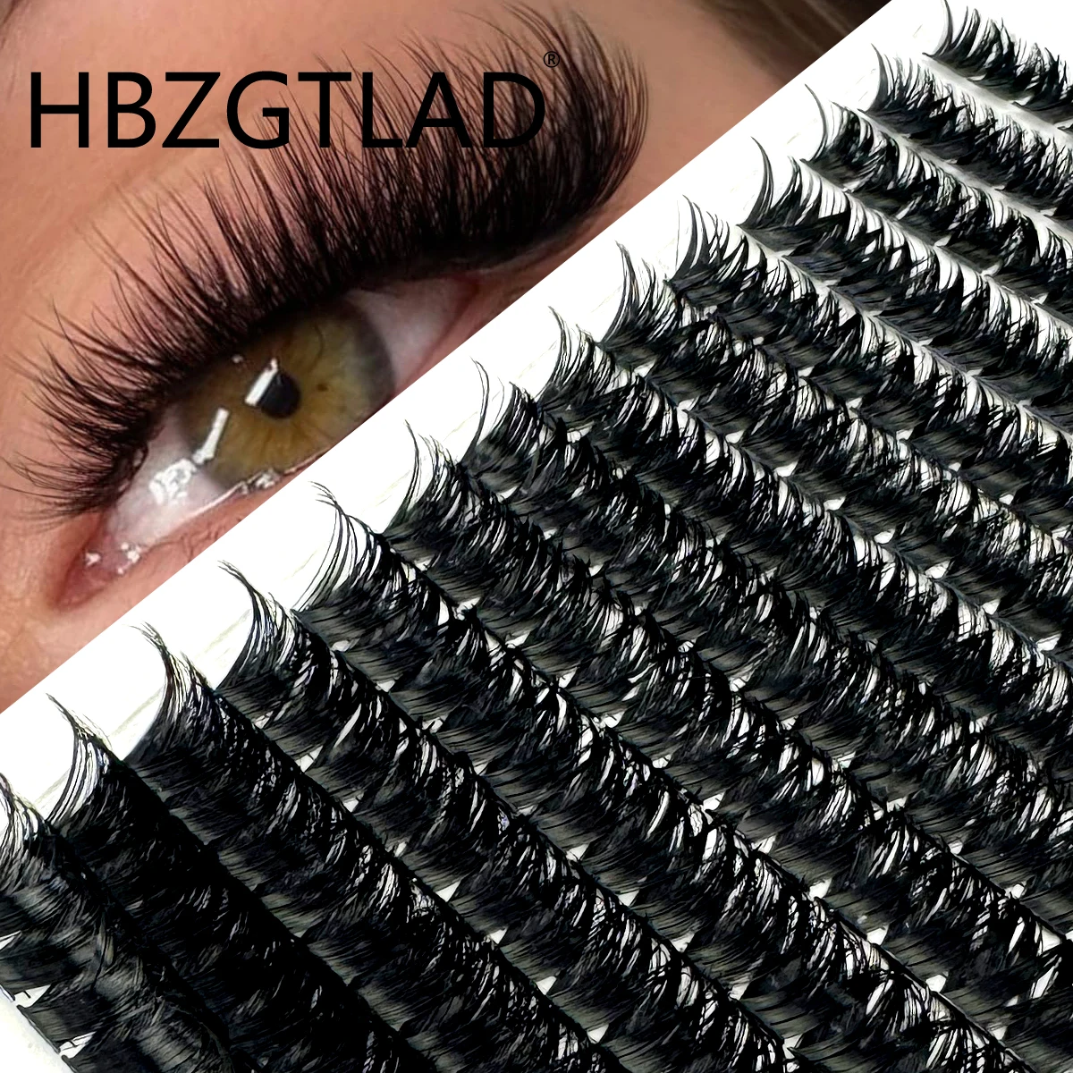 New Cluster Eyelash Extension 14 Rows 100D/150D/200D Natural Style Individual Eyelashes Handmade Eyelash Bundles 3D Mink Lashes