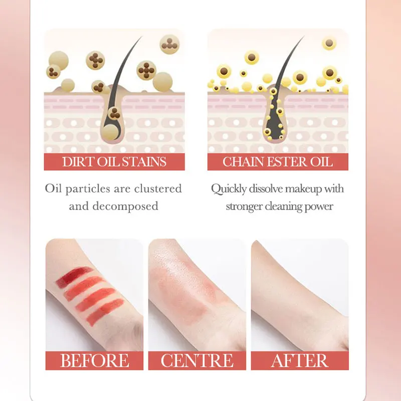 مزيل مكياج SADOER Rainbow لتنظيف الوجه وتذويب المكياج وتنقية البشرة بعمق دون بقايا