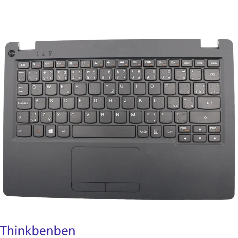 CZ Czech Black Keyboard Upper Case Palmrest Shell Cover For Lenovo Ideapad 100s 11 11IBY 5CB0K48380