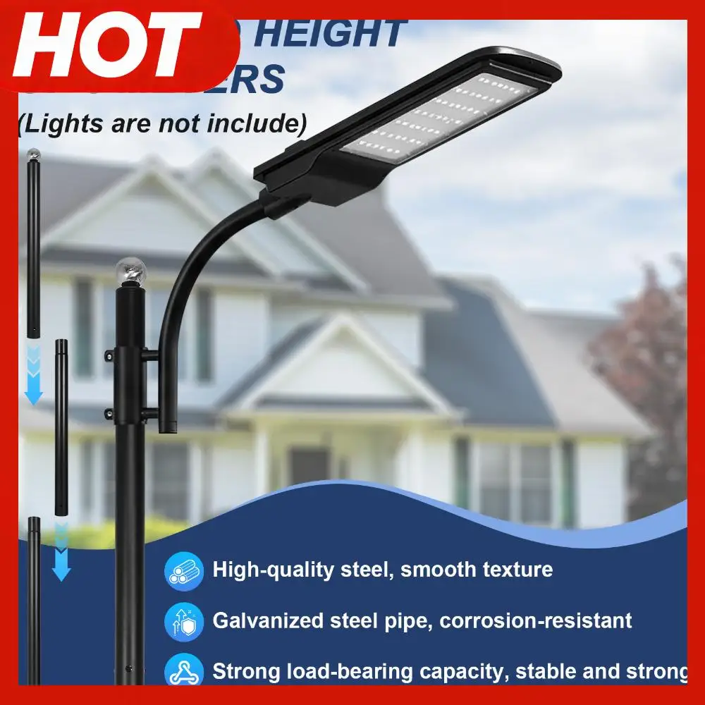 

10Ft Tall 3-Meter Straight Road Pole Weather-Resistant Rust-Resistant Street Lamp Post for Landscape & Pathway Outdoor Lighting