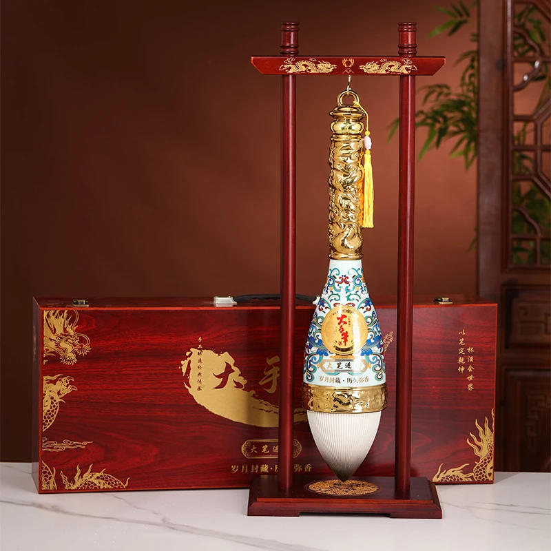 1.8Kg bulk empty wine bottle creative wine jug art wine jar gift box set ornament