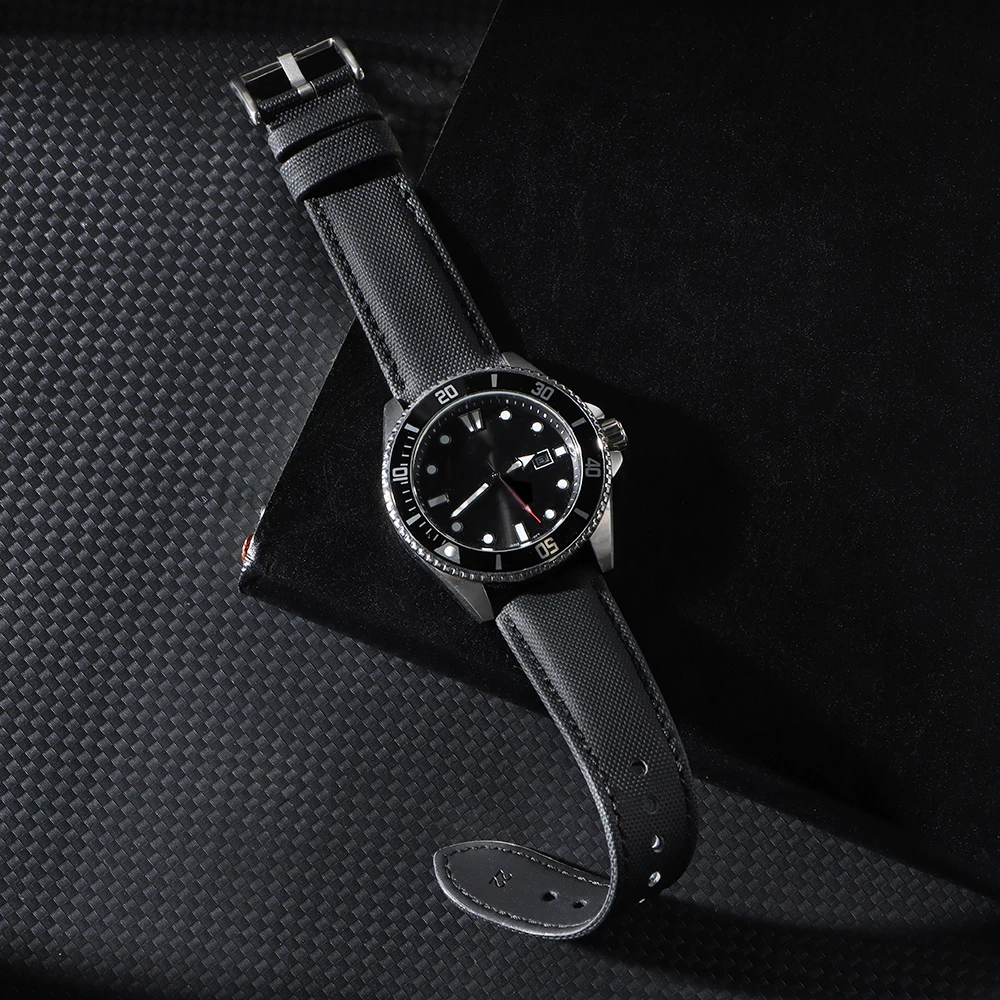 Correa de reloj de tela de vela de 18mm, 20mm y 22mm para Blancpain para Seiko Divers, correas de reloj impermeables de tela de liberación rápida de nailon para hombres y mujeres
