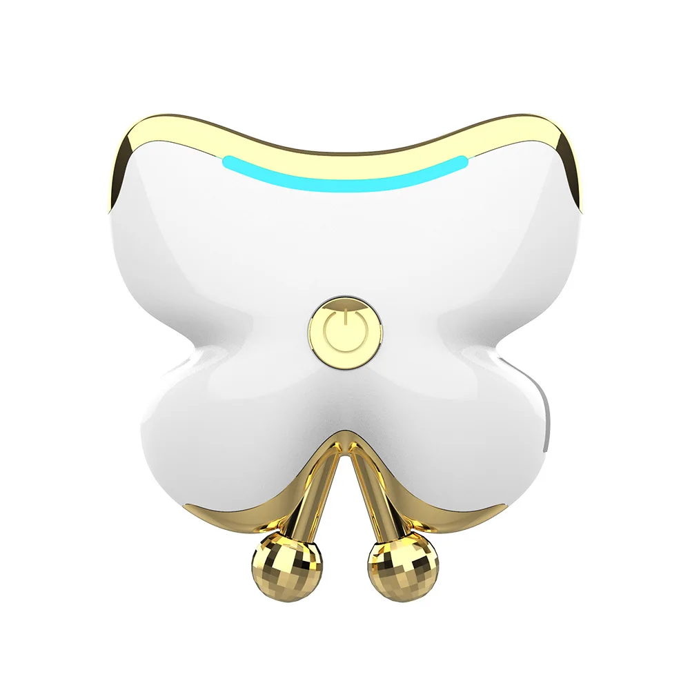 New SY-2000 Butterfly Warm Scraping Machine Metal Probe Face and Neck Scraping Massager